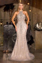 Dazzling Beaded Iconic Edge and Modern Fitted Gown