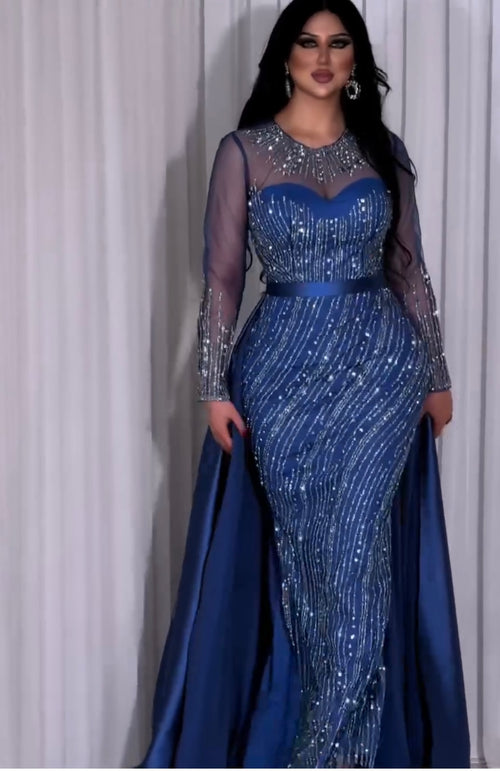 Ayisha Dresses Purple And Blue Size 40 and Gray Size 42