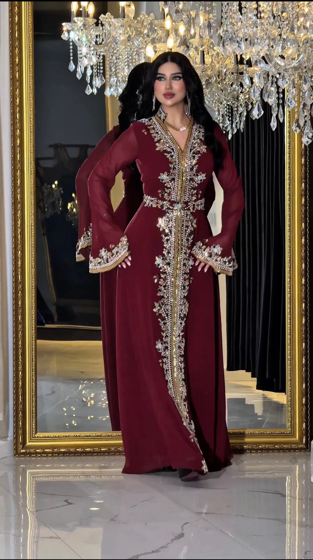 Red Kaftan Size 48
