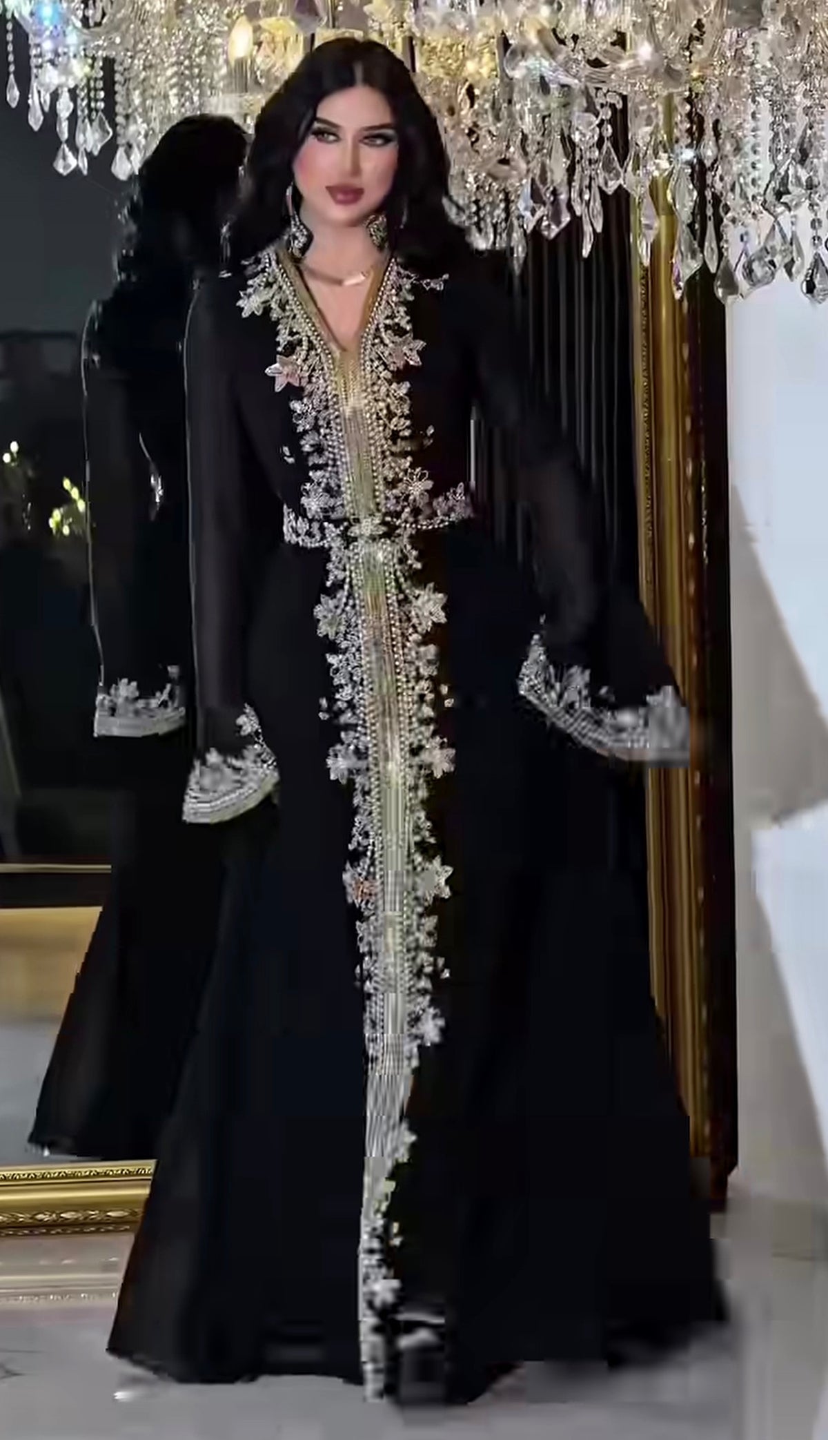 Black Kaftan Size 46