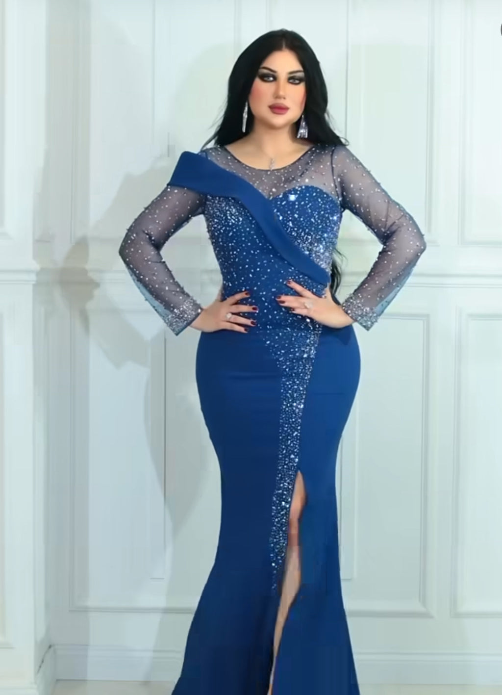 Rouida Dresses Blue 44 / Pink 38