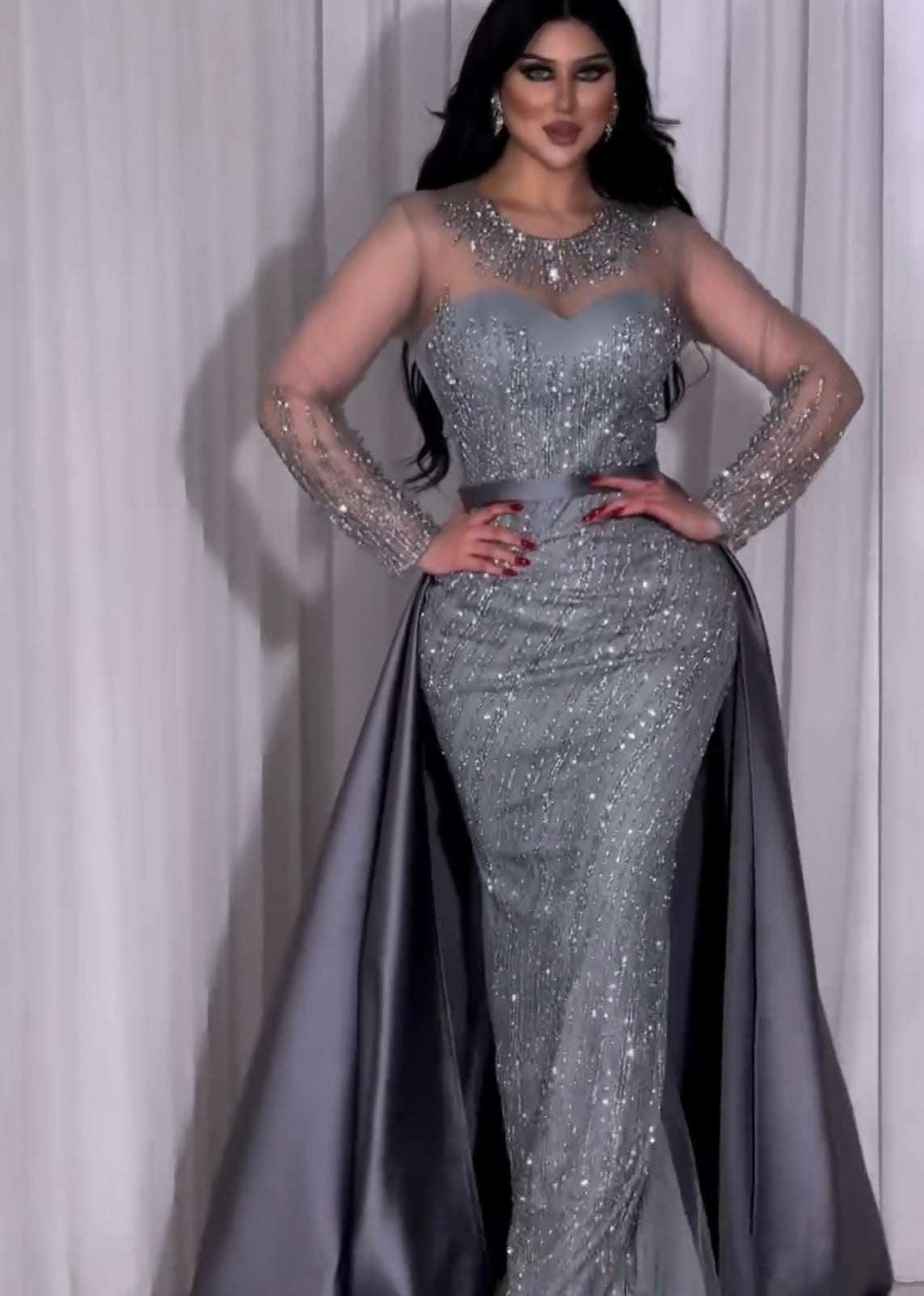 Ayisha Dresses Purple And Blue Size 40 and Gray Size 42