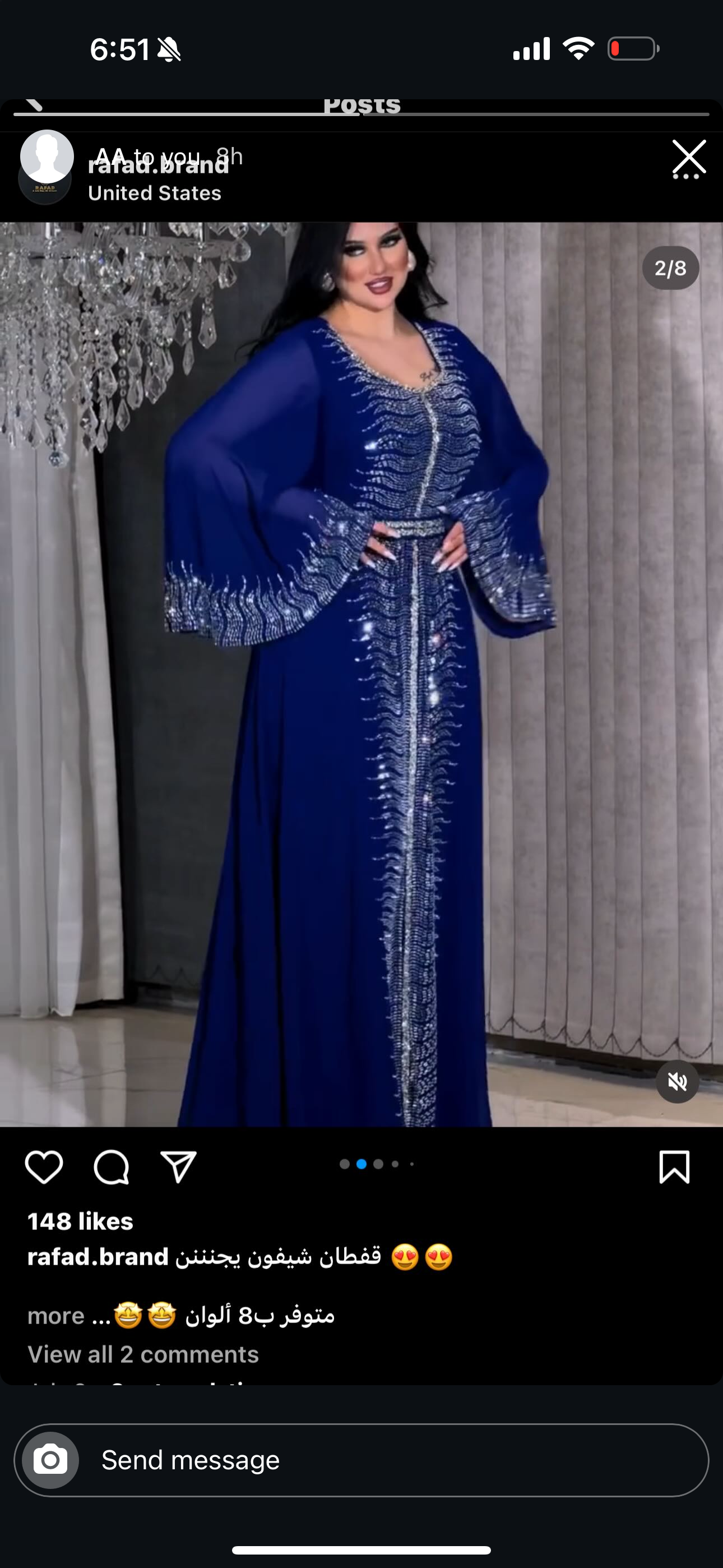 AA Kuftan Size 54