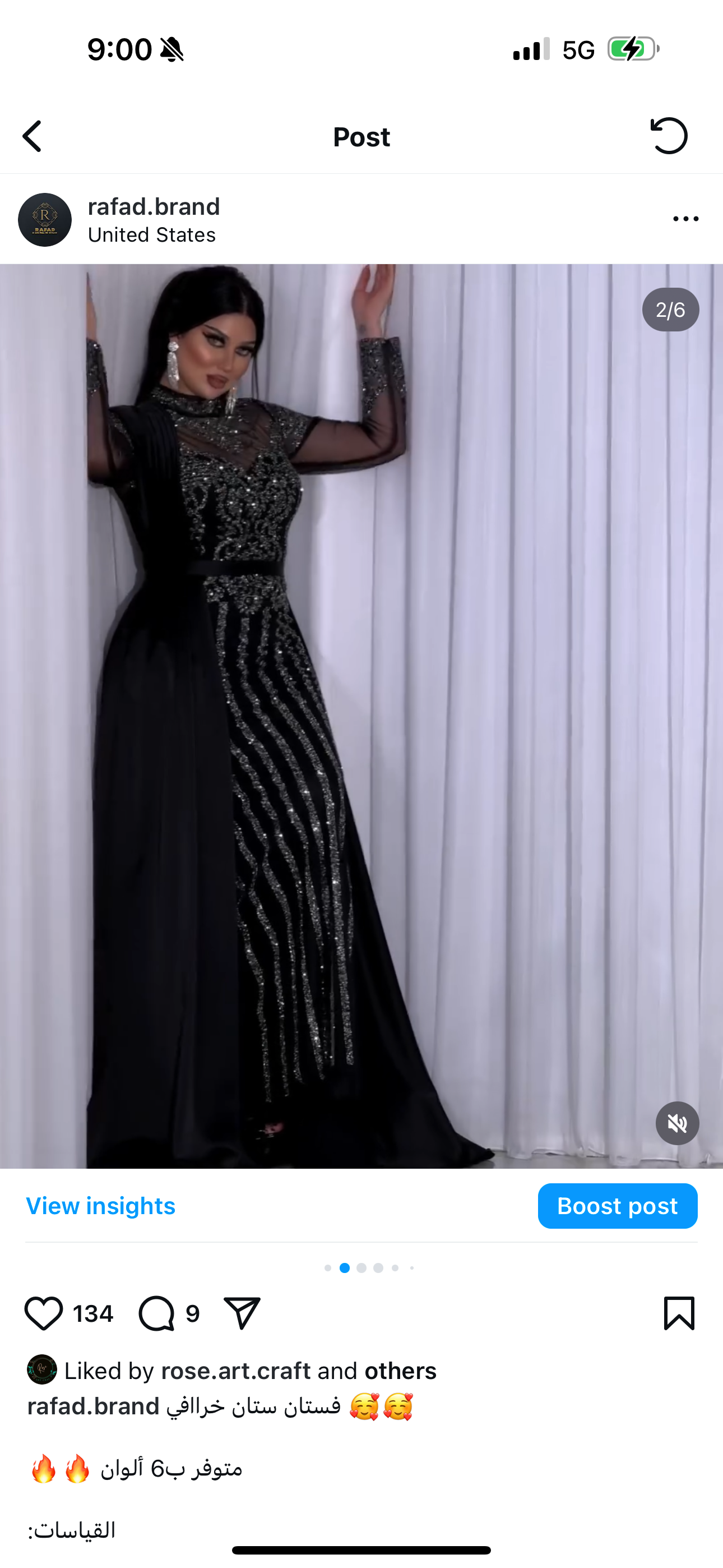 Huda Dress Size 44