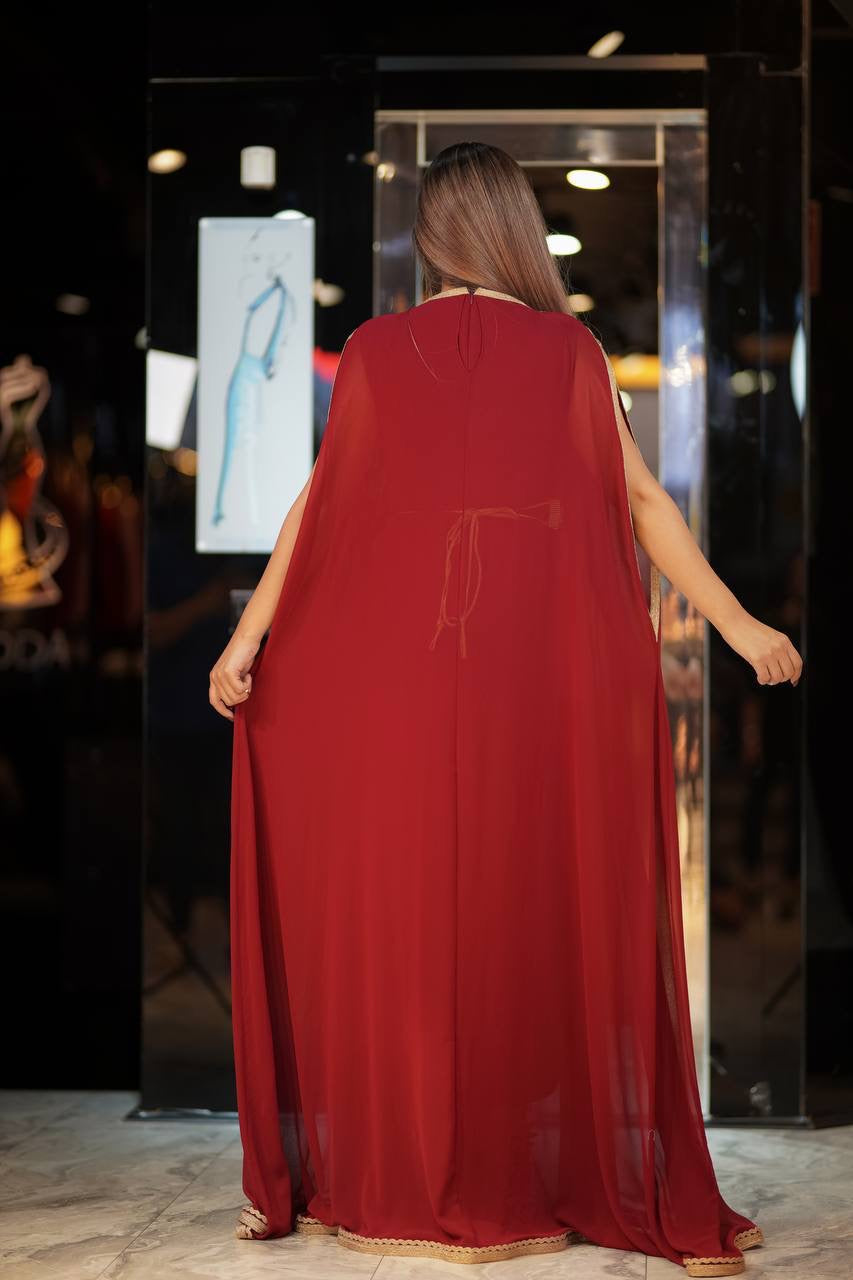 Maroon Kaftan